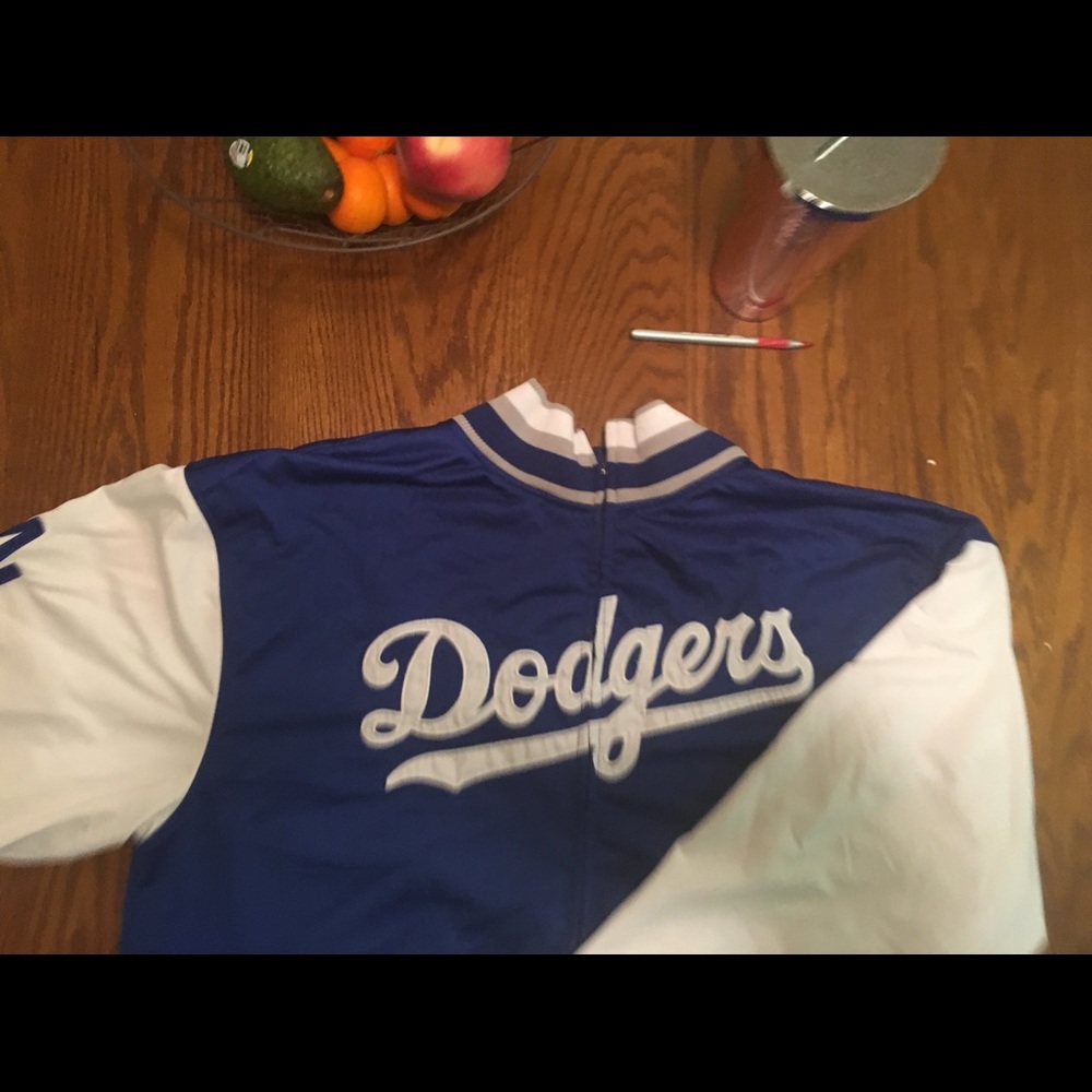 Varsity dodgers jacket!